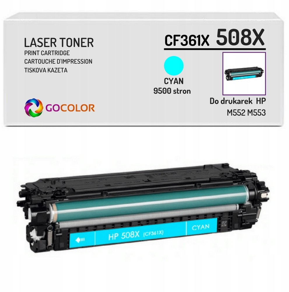 Toner zamienny z Hp 508X C Color LaserJet Mfp M577