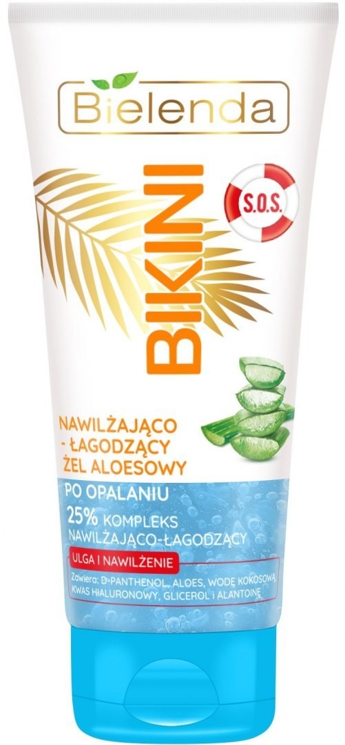 Bielenda OP. Bikini Żel aloesowy po opalaniu nawilżająco-łagodzący S.O.S 150ml 124427