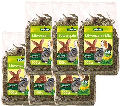 Dehner gryzoń, mieszanka ząbków lwa, 6 x 100 g (600 g)