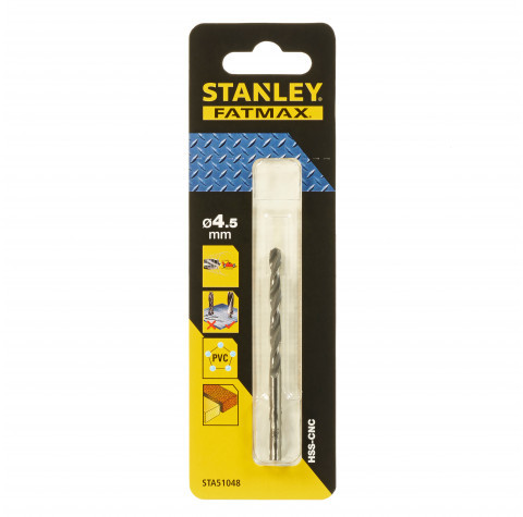 Stanley Wiertło do metalu hss-cnc fat max fi 4.5 mm STA51048