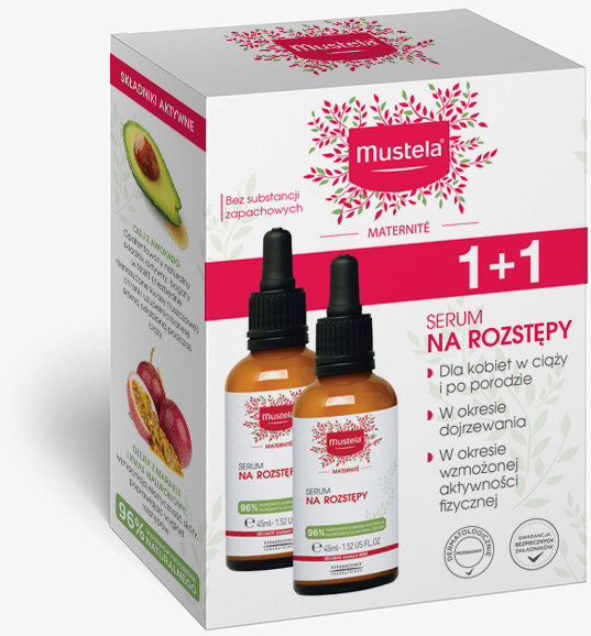 Laboratoires Expanscience POLSKA SP. Z O.O. MUSTELA Maternite Duopak Serum Na Rozstępy - 2 x 45 ml