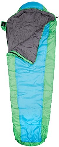 Outdoor Śpiworek do spania Explorer dzieci Junior 170 x 70 cm mumia śpiwór Camping 4630_Blau / Green_170 x 70 x 50 cm