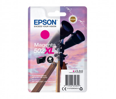 Epson Binoculars Singlepack magentaxl 502 X L ink 6.4 ML (c13t02 W34020) C13T02W34020