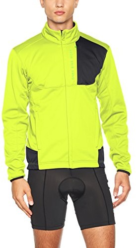 Gore Bike Wear męska kurtka termiczna Mountain Bike, WINDSTOPPER Soft Shell, Power Trail Thermo Jacket, jwpotr, żółty, l JWPOTR089905