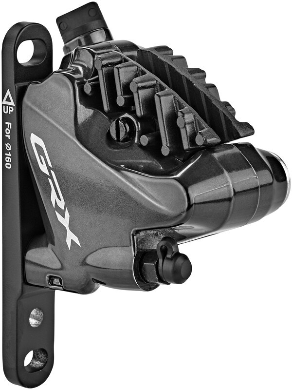 Shimano GRX BR-RX810 Zaciski hamulca tarczowego Przednie koło, anthracite 2020 Zaciski do hamulców tarczowych I-BRRX810F6RF