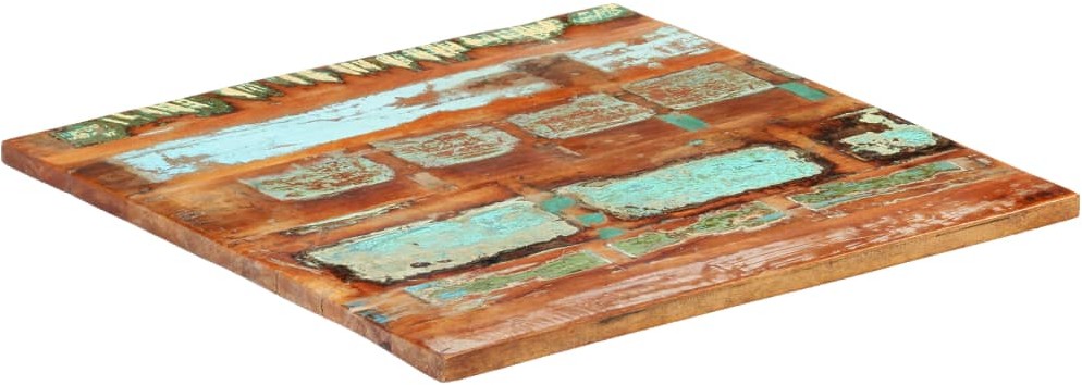 vidaXL Kwadratowy blat stołu 70x70 cm, 25-27 mm, lite drewno z odzysku vidaXL