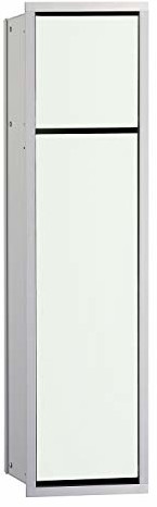 Emco Asis WC-Modul (150), 654 MM, bez ramki EB-up, chrom/optiwhite, HSN 974027840