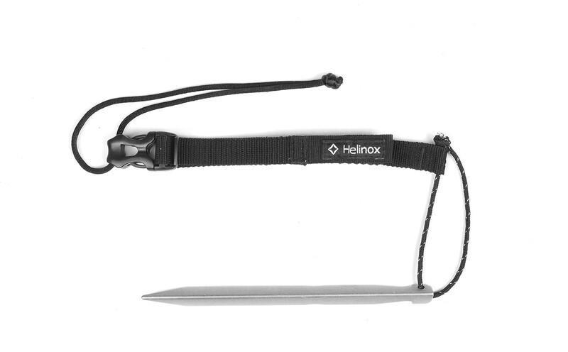 Helinox Helinox Chair Anchor Uchwyt do krzesła + śledź, black/silver  2021 Akcesoria do mebli 12800