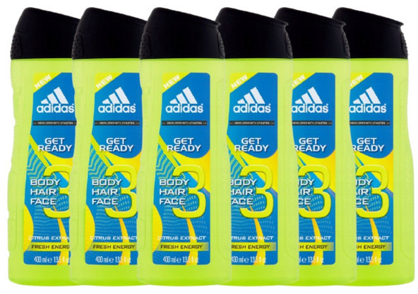 Adidas GET READY 400 ml x 6 szt.