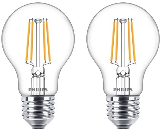 Philips Żarówka światła LED LED classic 40W A60 E27 WW CL ND 2PF/6 E27 929001890067