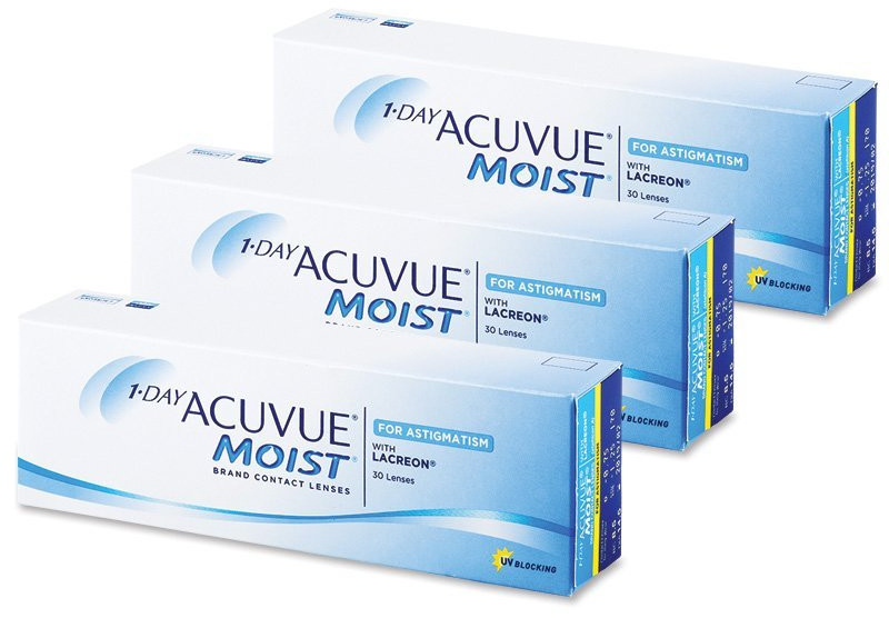 Johnson&Johnson 1 Day Acuvue Moist for Astigmatism 90 szt.