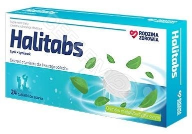 SILESIAN PHARMA Rodzina Zdrowia Halitabs x 24 tabl do ssania
