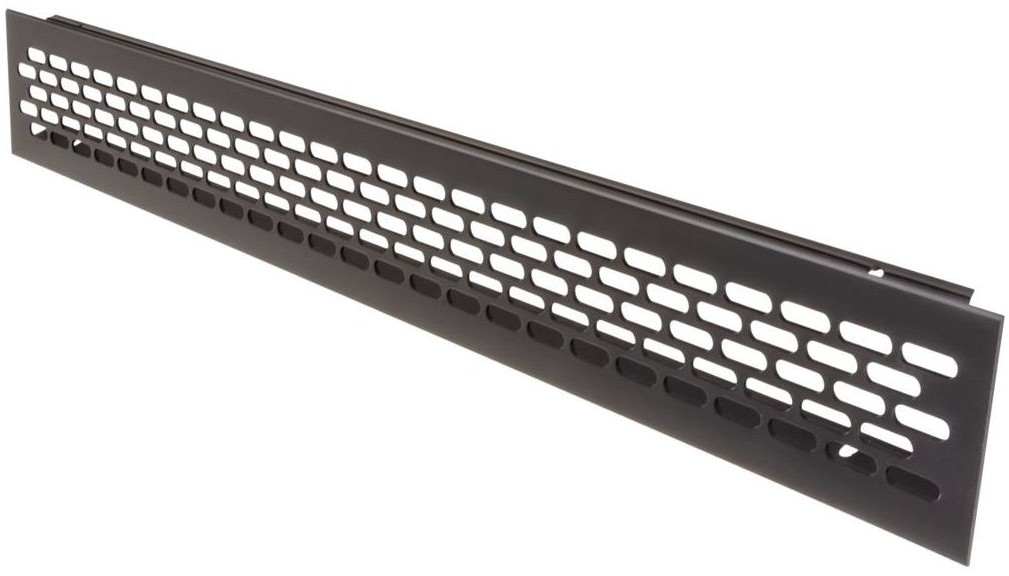 Parkanex STAHL wentylacyjna do mebli nierdzewna czarna 480x60 mm
