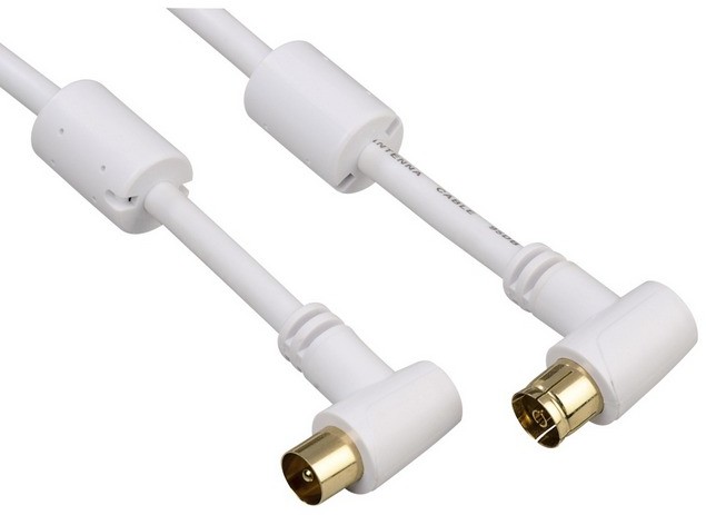 Hama Kabel antenowy Techline 95dB 3 m Biały 122419 122419