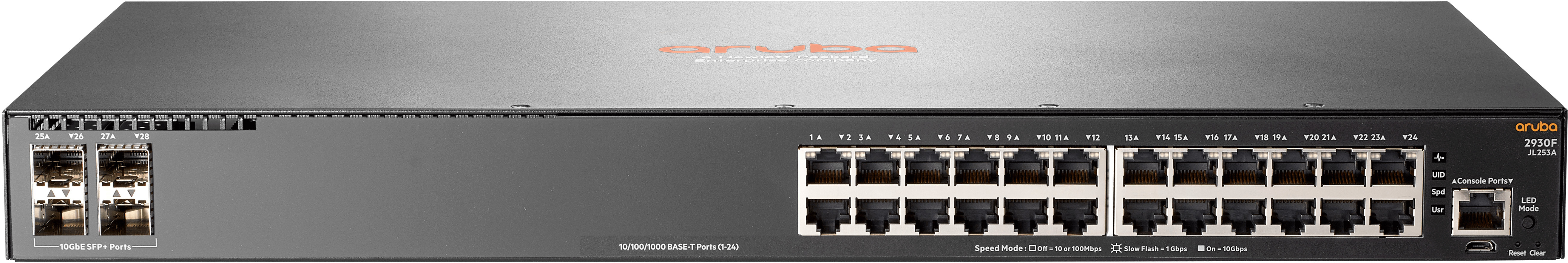 HPE przełącznik Aruba 2930F 24G 4SFP+ Switch (JL253A)