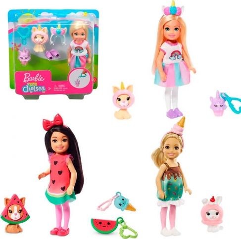 Mattel BRB CHELSEA LALKA KOSTIUM KARNAWAL AST GHV69 12 GHV69