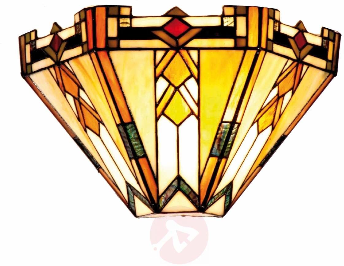 Clayre&Eef Madison nowoczesna lampa ścienna w stylu Tiffany