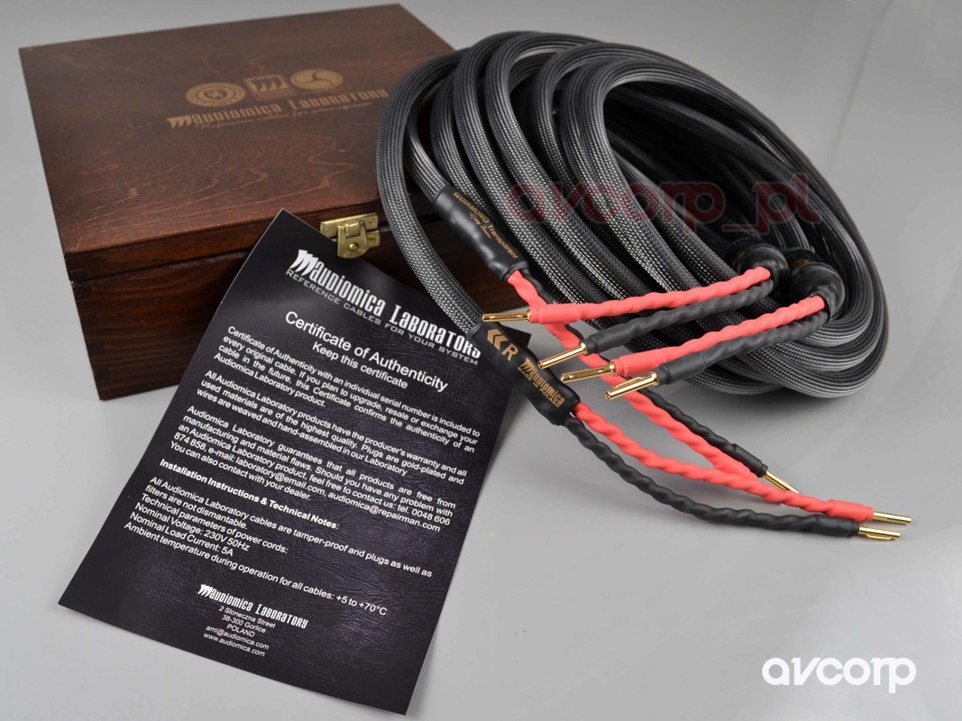 Audiomica Lab. Diamond Transparent - single-wire - banany Diamond Transparent - (AD-0026-S)