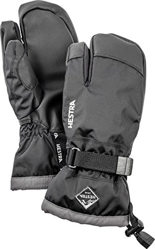 Hestra hestra Gauntlet czone 3 palce Junior Black Graphite -  5 Black Graphite (32532-100380-5)