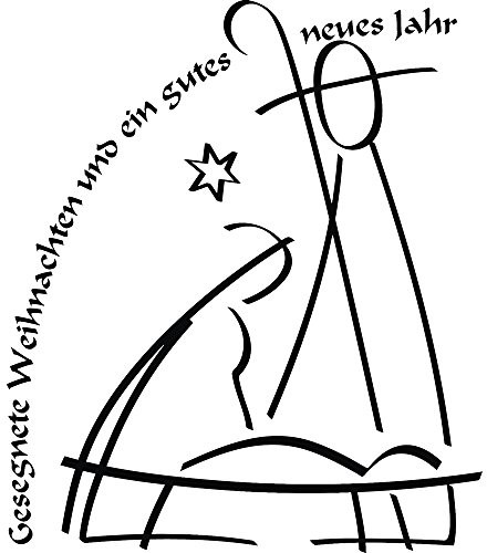 Rayher Hobby Rayher 28273000 stempel błogosławiony Boże Narodzenie i..., 7 x 8 cm 28273000
