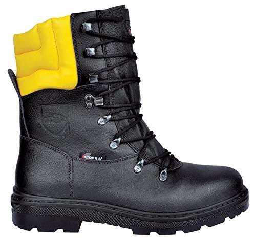 Cofra S.r.l. Buty odporne na przecięcia Cofra Woodsman Bis dla pracowników leśnych, z ochroną przed przepiłowaniem, kolor czarny, 25580-000, 46, czarny 25580-000