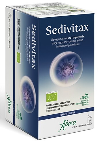 Aboca Sedivitax Advanced 20 Torebek