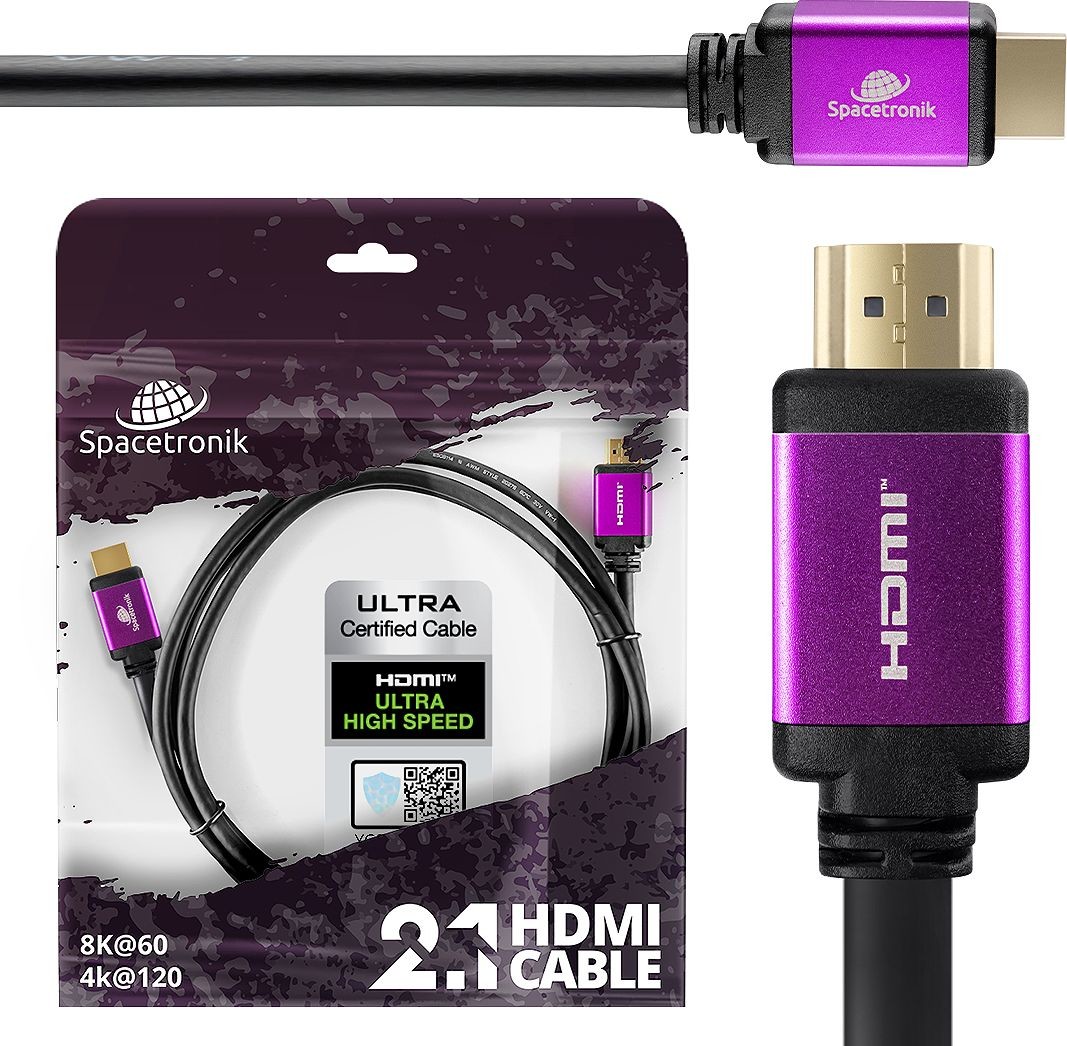 Фото - Кабель Spacetronik Kabel UHS HDMI 2.1 8K  SH-SPR005 0.5m 