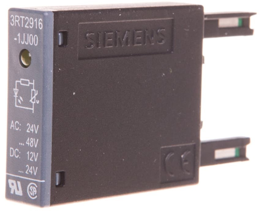 Siemens Układ tłumiący warystor 48-487V AC 12-24V DC ze wkaźnikiem LED S00 3RT2916-1JJ00