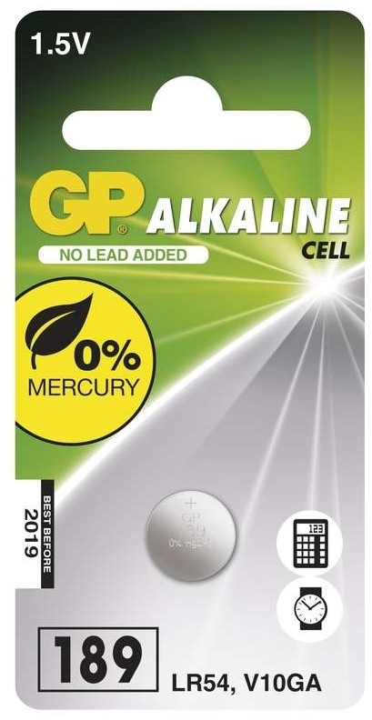 GP EMOS Bateria alkaliczna guzikowa LR54 ALKALINE 1,5V/44 mAh