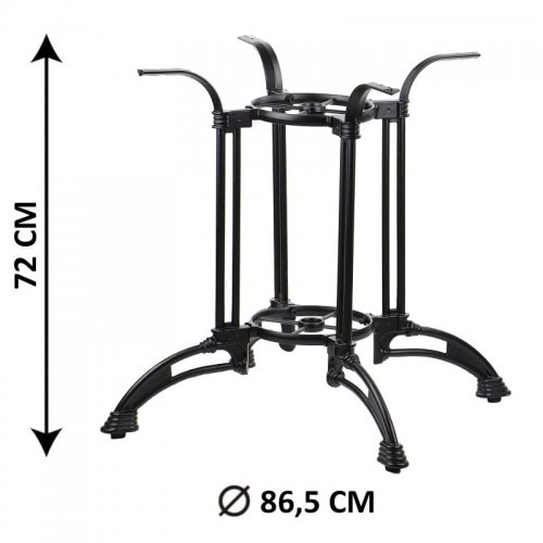 Stema SH Podstawa stolika żeliwna SH-5033-2/B, (stelaż stolika), kolor czarny SH5033-2/70/71/01
