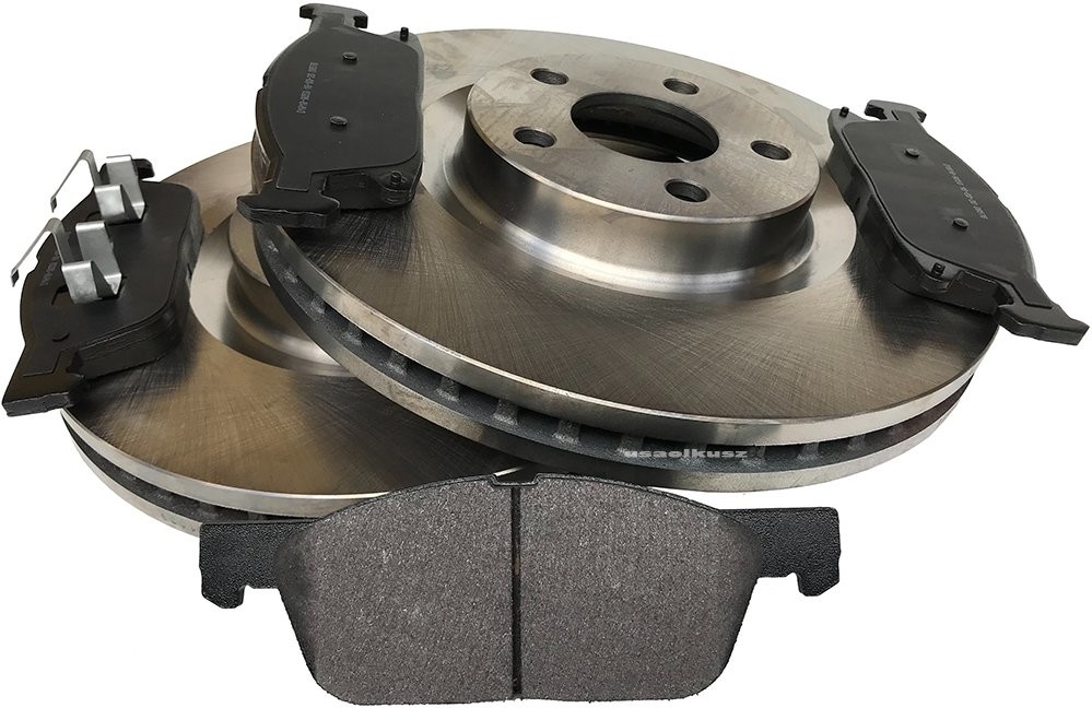 Przednie klocki + tarcze hamulcowe 316mm Ford Edge FWD 2015 AFO1035+PMD1818