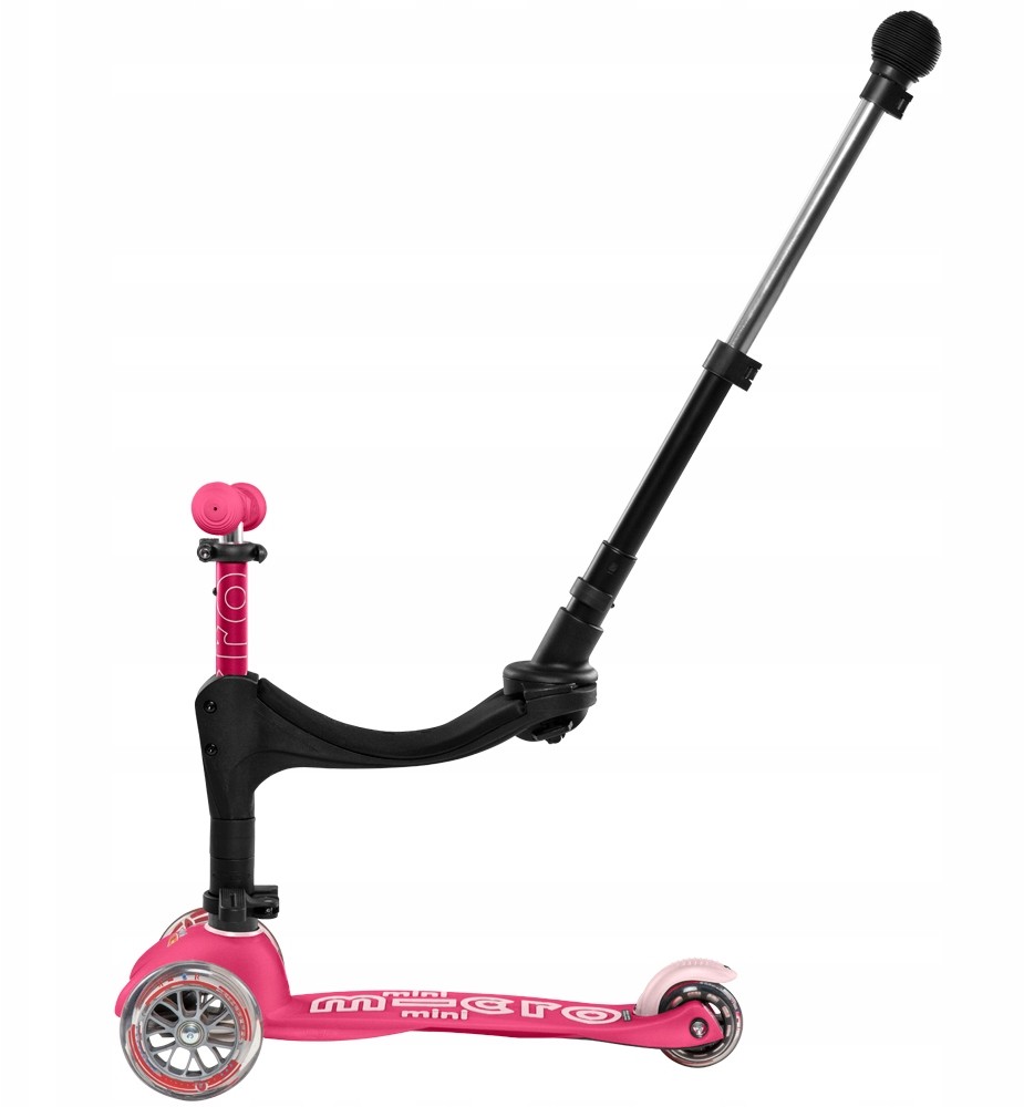 Micro hulajnoga jeździk Mini 3w1 Deluxe Plus Pink
