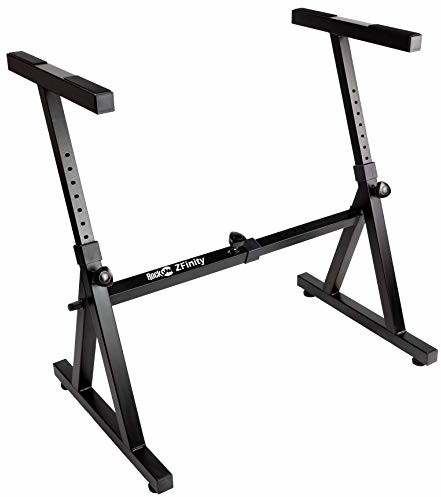 RockJam RockJam Z Style regulowana i przenośna muzyka o wysokiej wydajności (do pianin elektrycznych z 54-88 przyciskami), elektroniczna podstawka na klawiaturę (RJZ363) RJZZ363