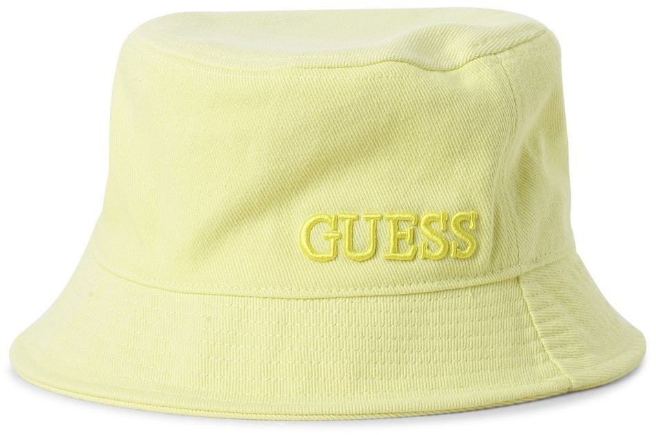 Guess Damski bucket hat, zielony|żółty