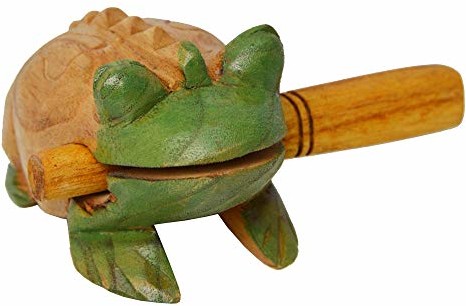 A-Star A-Star Ręcznie wykonana drewniana żaba Guiro skrobak blok tonowy BDJ009