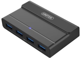 Unitek HUB 4x USB 3.1 z zasilaczem Y-HB08003 Y-HB08003