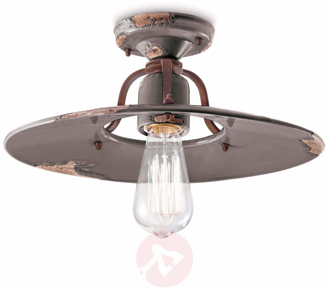 Ferro Luce Lampa sufitowa vintage C1445, gołębi, 40 cm