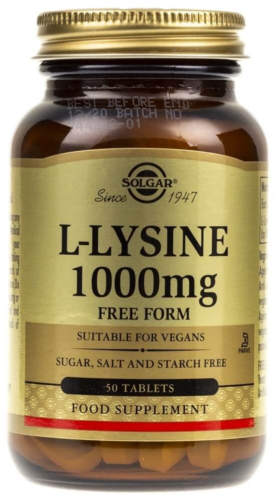 Solgar L-Lizyna 1000 mg - 50 tabletek SOL1700