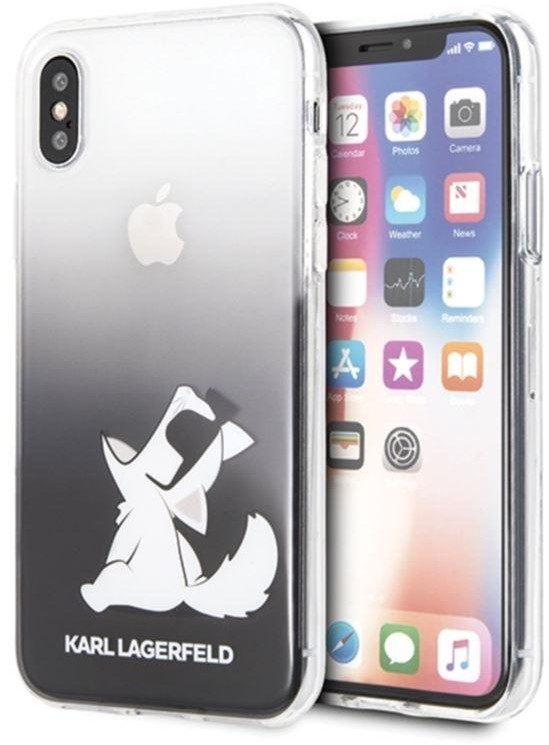 Karl Lagerfeld Choupette Fun - Etui iPhone Xs / X (czarny) KLHCPXCFNRCBK