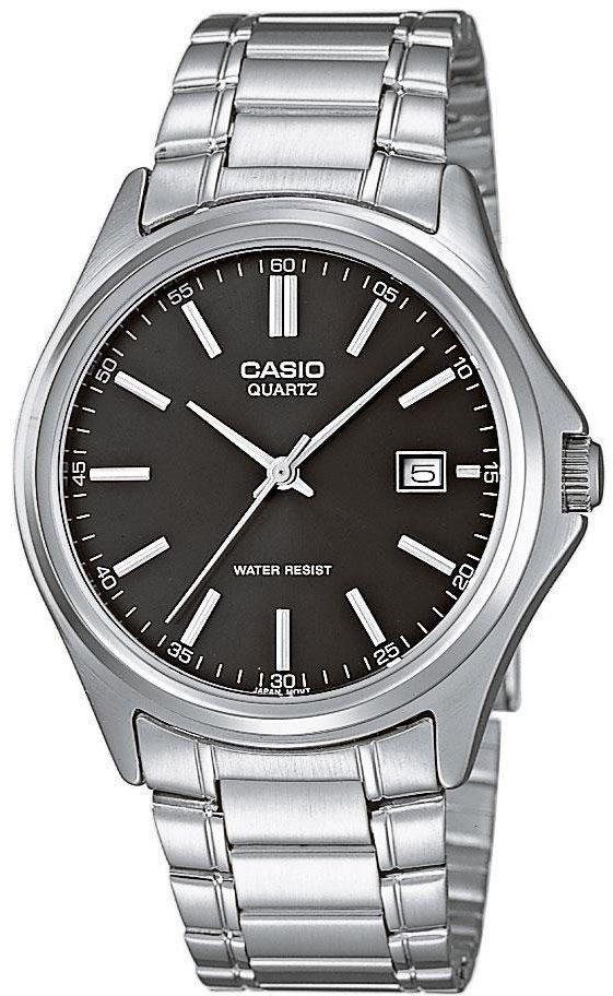 Casio Zegarek MTP-1183A-1AEF Klasyczny - stalowy / srebrny czarny