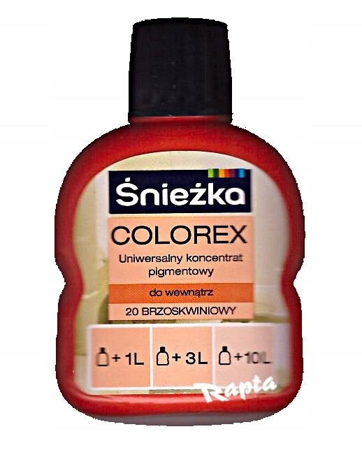 Śnieżka Colorex Pigment 100ml brzoskwiniowy 20 bar