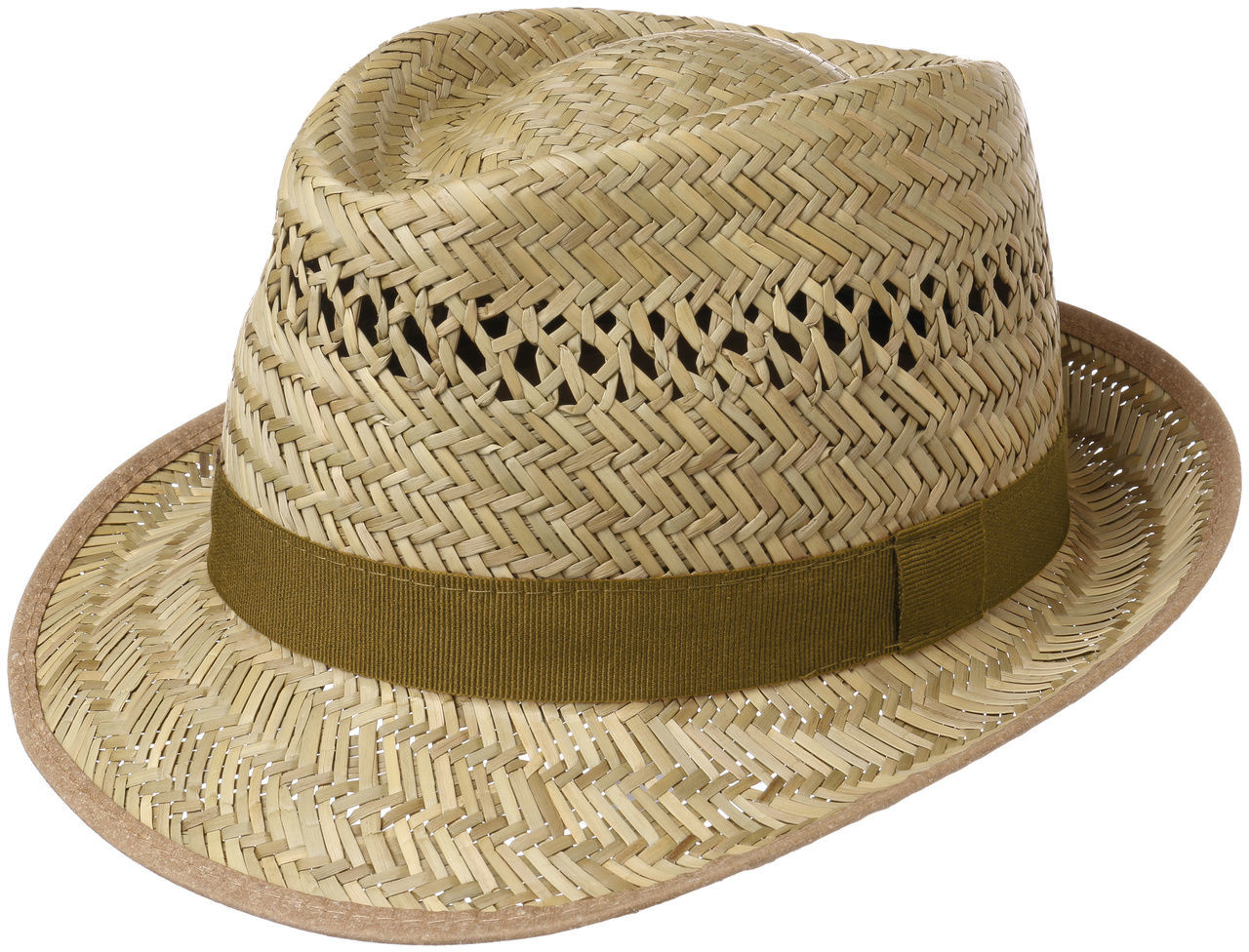 Kapelusz Słomkowy Airy Trilby by Lipodo, naturalny, M (56-57 cm)