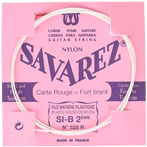 Savarez pojedynczy sznur do klasycznej gitary tradycyjny koncert 528R pojedynczy sznurek standard H/B2W, pasuje do zestawu strun 520P, 520P1 655842