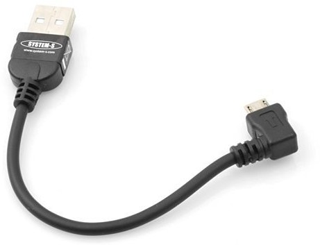System-S 90 ° gewinkelt Micro USB kabel do transmisji danych kabel do ładowania wtyczka kątowa 90 stopni 10 cm 48227338