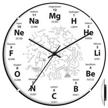 Atrix Zegar ścienny convex czas na chemię #2 ATE2030_CH2