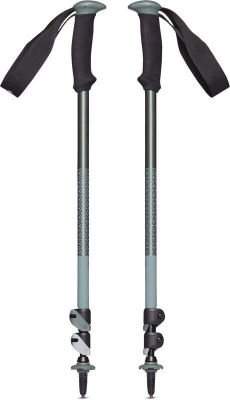 Black Diamond Trail Sport Trekking Poles, czarny/zielony 100-140cm 2022 Kijki BD1125493053ALL1