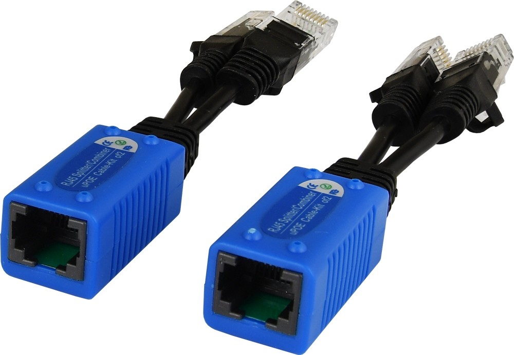 Splitter Pulsar P-POE2 2xRJ45 wtyk /1xRJ45 gniazdo