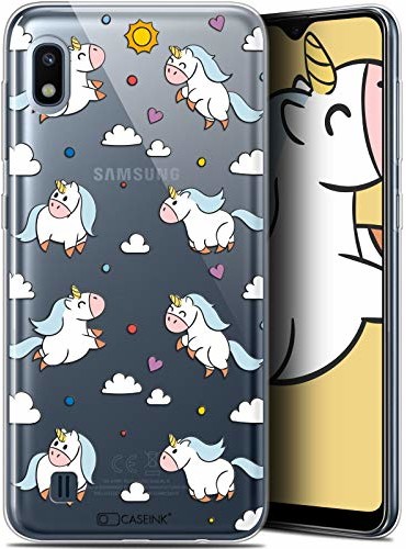 Samsung Caseink Etui na telefon Galaxy A10, fantazja jednorożec w niebie CRYSPRNTA10UNICORNSKY