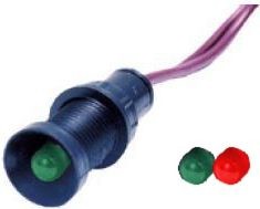 Simet Lampka sygnalizacyjna 5mm czerwono-zielony 12-24V AC/DC KLP 5GR/24V 84405015 84405015