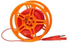Conotech 20 m czerwony 1 kV na szpuli (wtyki bananowe) WAPRZ020REBBSZ